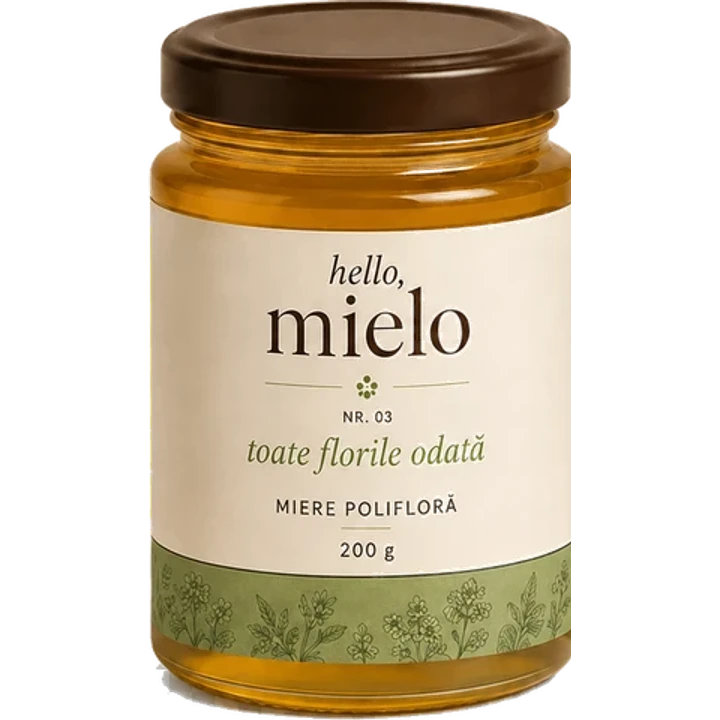 toate florile odată — borcan de miere (concept de ambalaj)